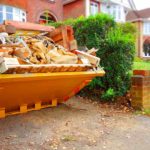 Benne pour gravats de construction