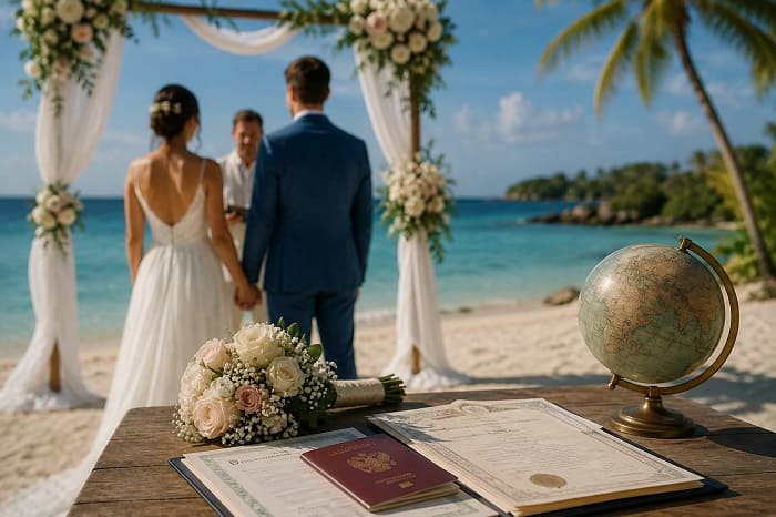 Mariage à l’étranger avec documents officiels pour la reconnaissance en France